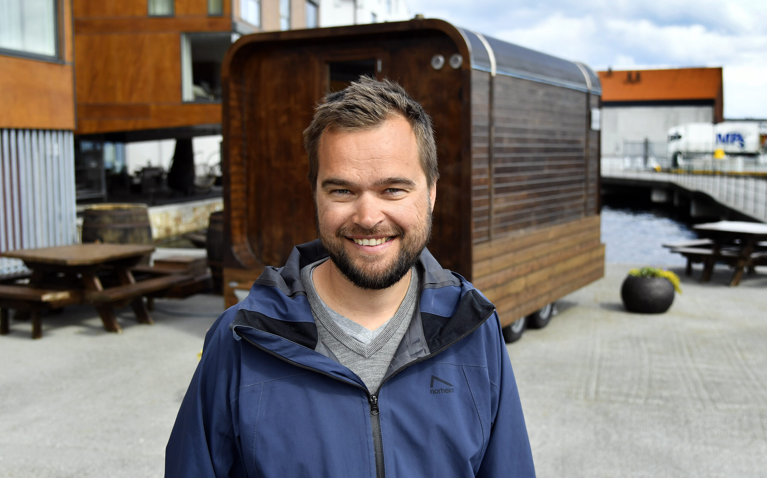 Svai med sauna på hjul