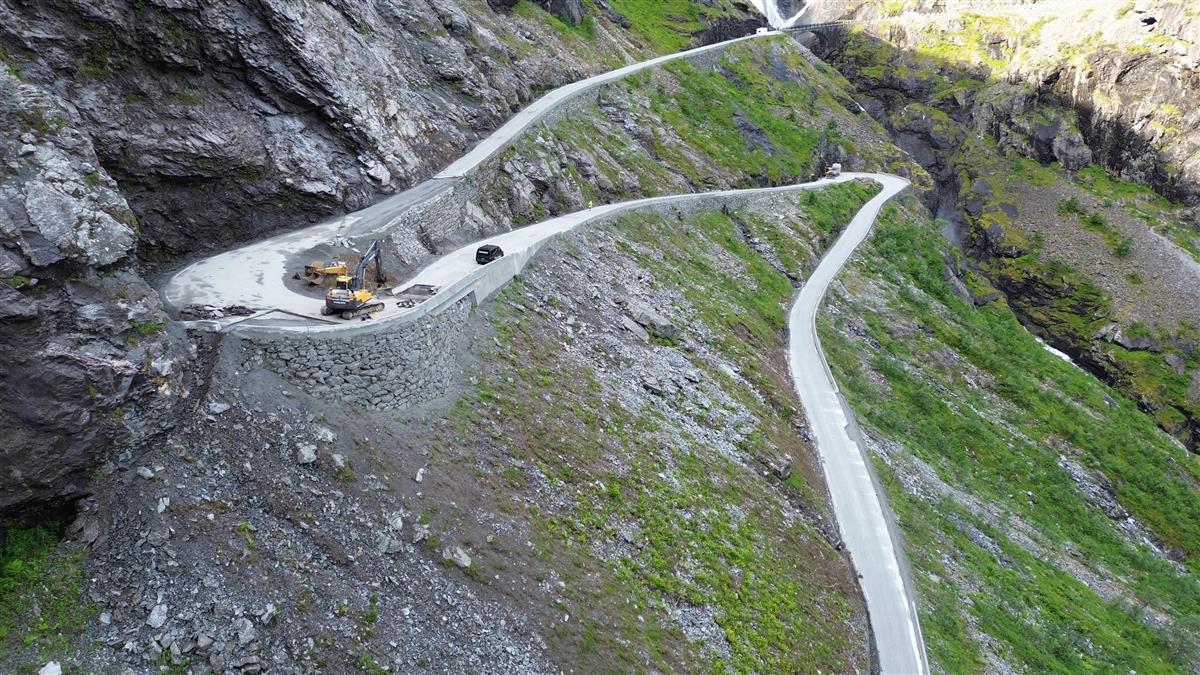 Trollstigen åpner igjen 11. juli