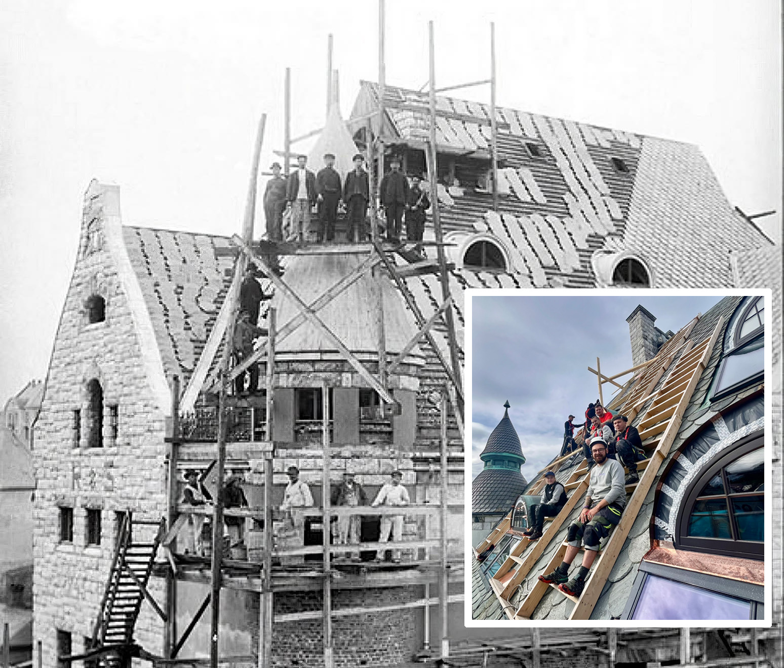 Et glimt av 1907 på taket av Rønnebergbua
