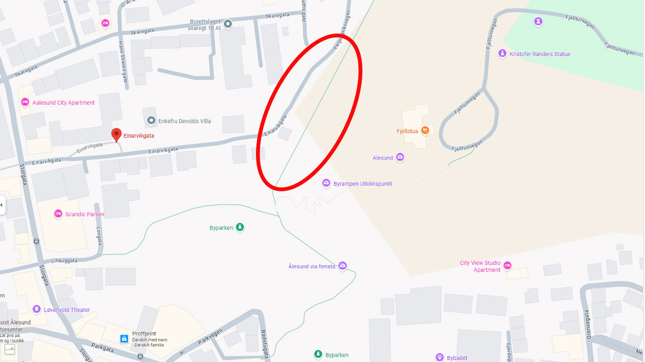 Steinsprang_Kart avsperring