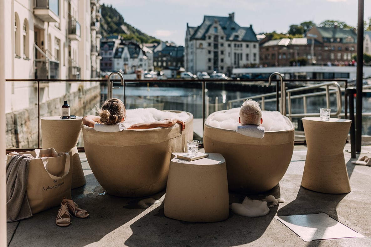 Badekar – Hotel Brosundet