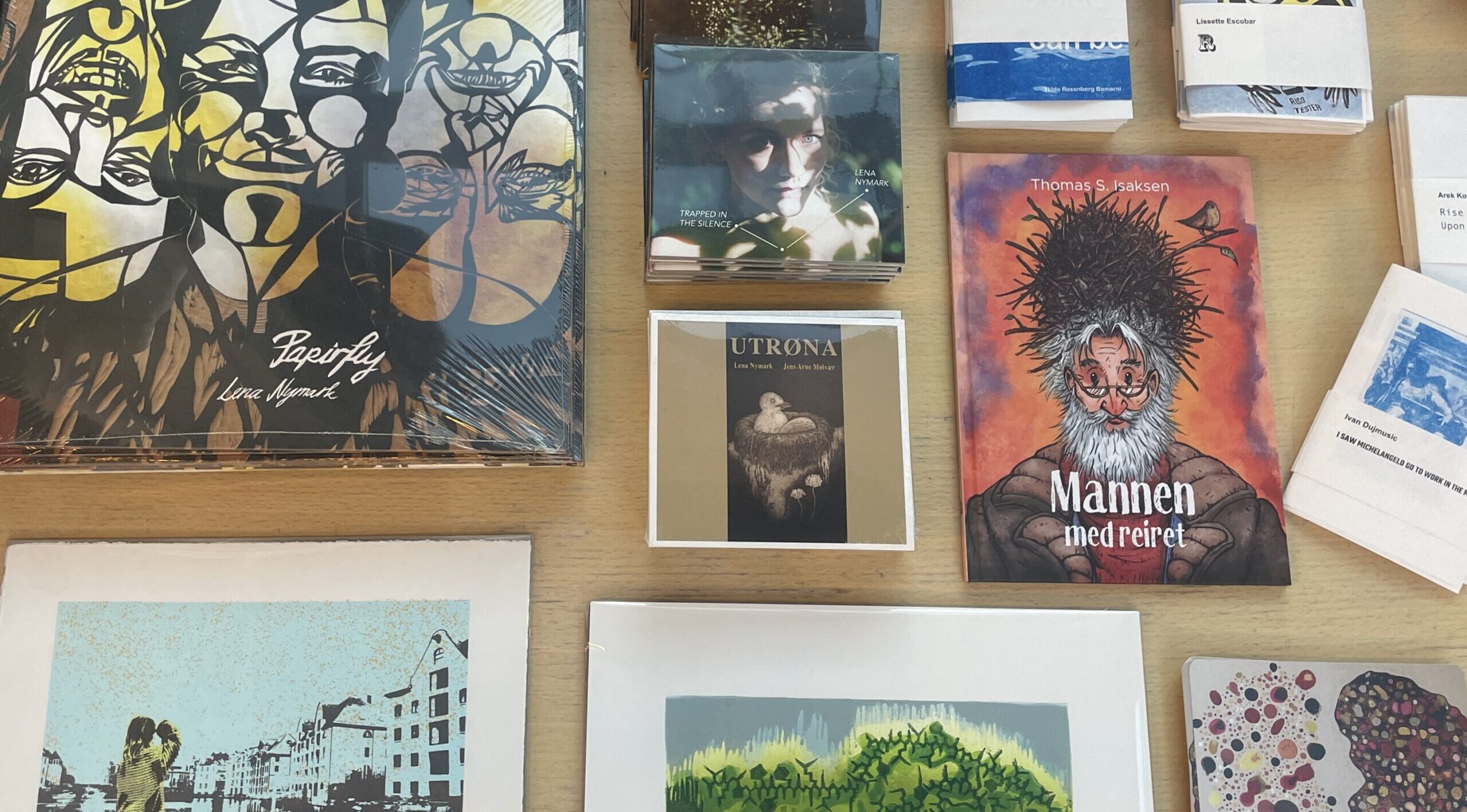 Alt i fra billedkunst til bøker og LPer skal på utstilling og for salg under Aggregat Open