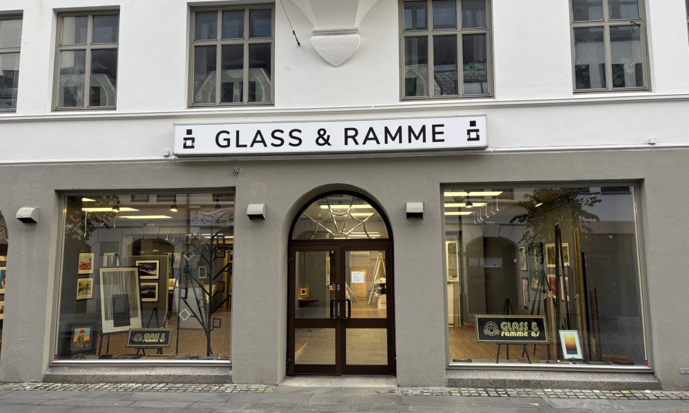 Glass og ramme